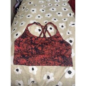 Lululemon red energy bra